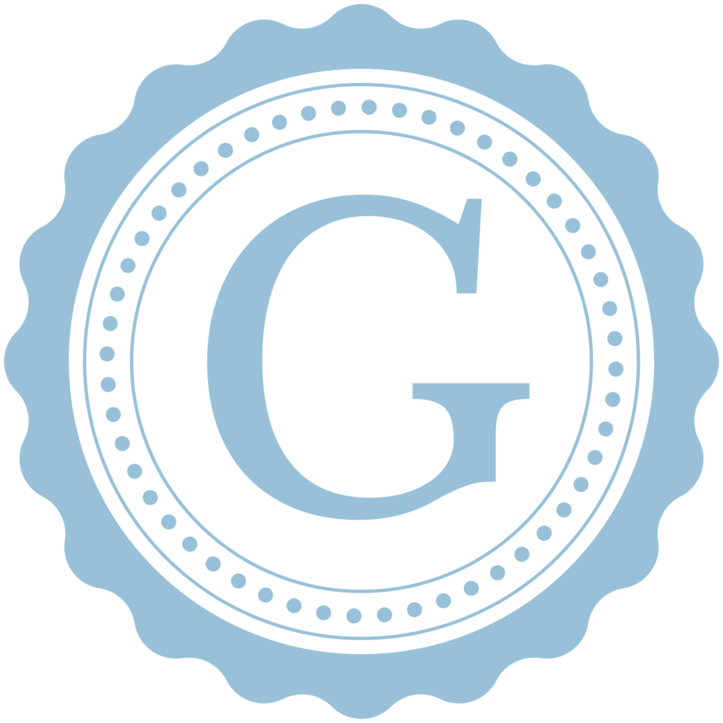Logo secondaire Greem en bleu, fond transparent. Politique de Confidentialité | Politique de remboursement et de retour | Termes et Conditions