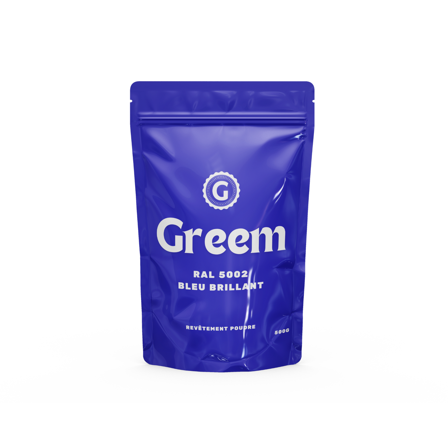 Nos peintures thermolaquées RAL 5002 Bleu Brillant - 500g - Greem