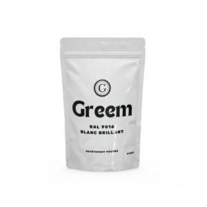 Nos peintures thermolaquées RAL 9016 Blanc Brillant - 500g - Greem