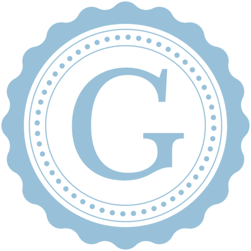 Logo secondaire Greem en bleu, fond transparent